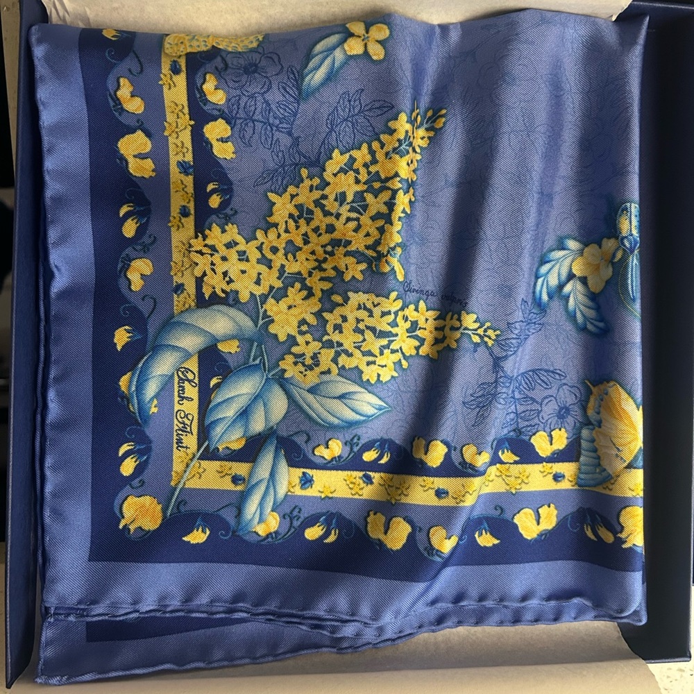 Sarah Flint Butterfly Garden 45mm Scarf